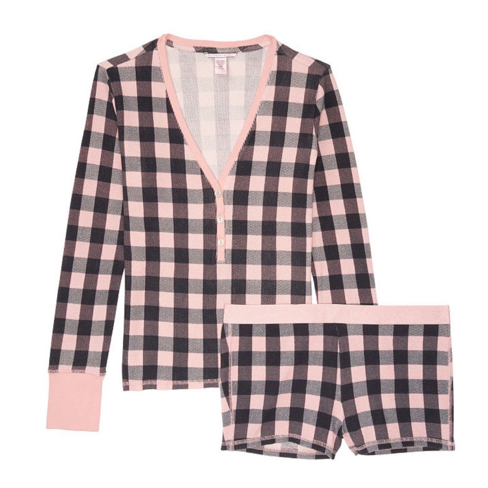 Victoria secrets thermal pajama set